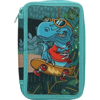 Eurocom Несесер Street Cool, 2 ципа, празен, 21x13x5cm (25594-А-COOL)