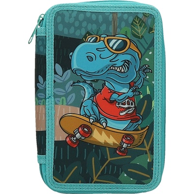 Eurocom Несесер Street Cool, 2 ципа, празен, 21x13x5cm (25594-А-COOL)