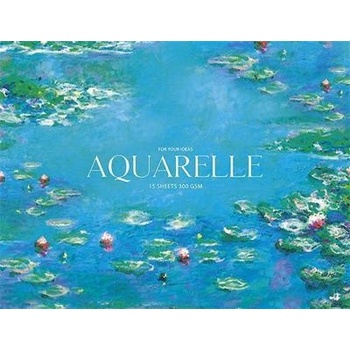 Shkolyaryk Skicák Muse Aquarelle A4+ 15 listů mix motivů