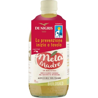 De Nigris nefiltrovaný BIO jablčný ocot 500 ml kartón 6 ks