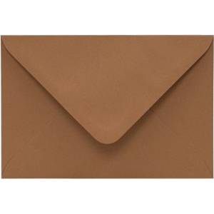 KASKAD Цветен плик KASKAD LC/6 enyvated 114x162mm 19 орех 50 броя 00419 (00419)