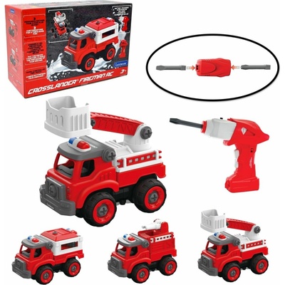 Lexibook Hasičské auto 3v1 s elektrickou vrtačkou