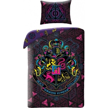 Halantex Детски спален комплект Halantex - Harry Potter, неон (HP-8083BL)