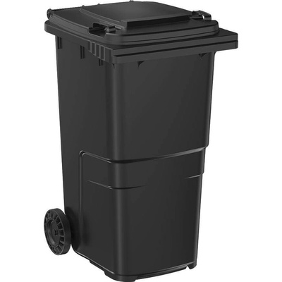 HTI Plastová popelnice 240 l, černá