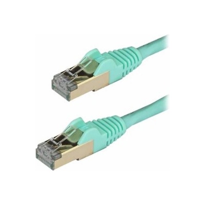 Startech 6ASPAT15 CAT6A 10 Gigabit Shielded Snagless RJ45 100W PoE Patch CAT 6A 10GbE STP 1,5m modrý