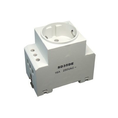 SCAME Контакт Шуко за din shc 16a 2.5te (sh1-sd35dea)