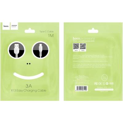 Hoco X13 USB A na typ C 1m černý