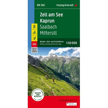 Zell am See-Kaprun 1:50 000 / turistická a cykloturistická mapa