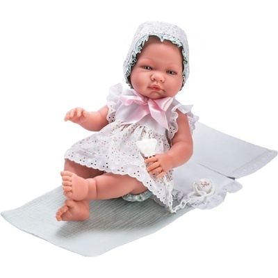 Asi Dolls Кукла-бебе Asi Dolls - Мария, с рокля, одеяло и възглавничка, 43 cm (0367560)