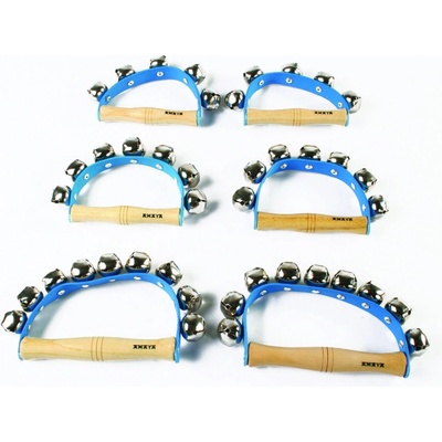 Звънчета с дървена ръкохватка. Средни