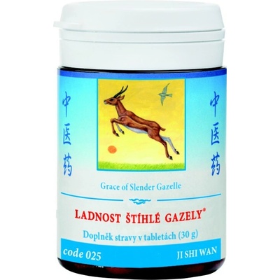 TCM Herbs LADNOSŤ ŠTÍHLEJ GAZELY JI SHI WAN mod. 100 tabliet 30 g