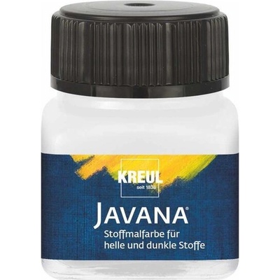 Farba na svetlý a tmavý textil Javana 20 ml biela