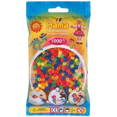 Hama Zažehlovací korálky neonové - 6000 ks - MIDI