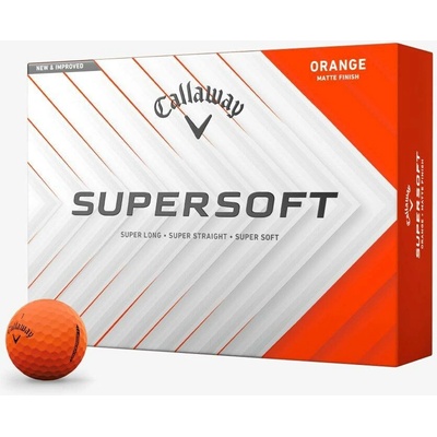 Callaway Supersoft Matte oranžové 3 x 3 ks