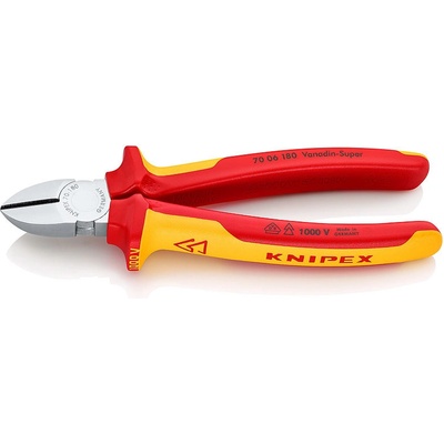 KNIPEX Kliešte štíkacie bočné do 1000V 180mm 7006180