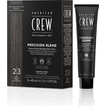 American Crew Precision Blend Natural Grey Blending Hair Color 3 x 40 ml боя 2/3 Dark
