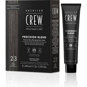 American Crew Precision Blend Natural Grey Blending Hair Color 3 x 40 ml боя 2/3 Dark