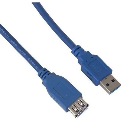 VCOM Кабел VCom CU302, от USB-A (м) към USB-A (ж), 1.5m, син