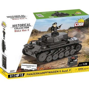 COBI II WW Panzerkampfwagen II Ausf. F, 1: 28, 813 к, 1 ф