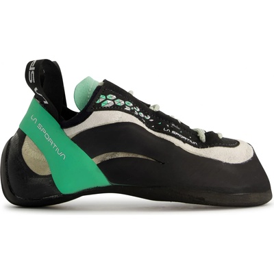 La Sportiva Дамски обувки с връзки La Sportiva Women's Miura Climbing shoes - White / Jade Green - размер 35, 5 (EU) (301-0453-0116)