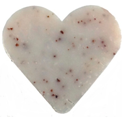 English Soap Apricot přírodní parfémované mýdlo Srdíčko v organze 20 g