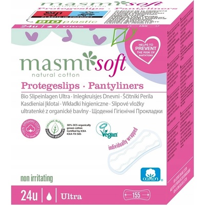 Masmi SOFT Ultratenké hygienické vložky s anatomickým tvarom 24 ks