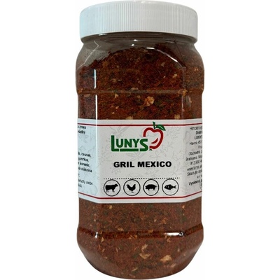 Lunys Zmes korenia na gril Mexico 650g