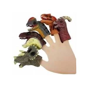 LEAN Toys Overlays on the fingers Dinosaurs 5 elements