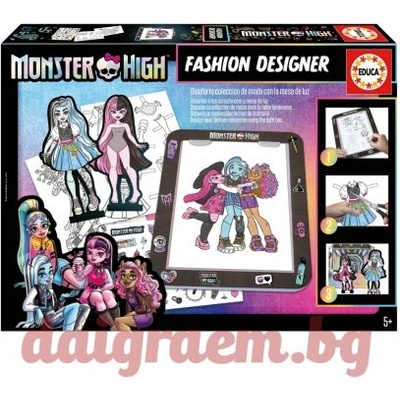 Educa Моден дизайнер EDUCA 19826 - Монстър Хай, Monster High (EDU19826)