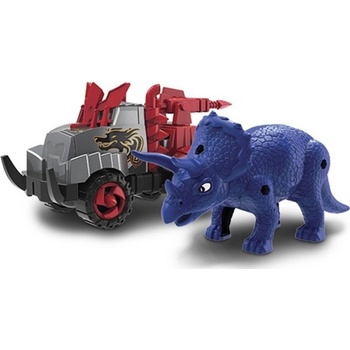 NIKKO Truck a dinosaurus Triceratops modrý