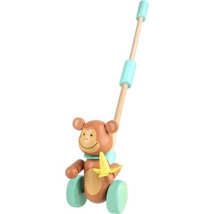 Orange Tree Toys Дървена играчка за бутане Orange Tree Toys - Маймунка (OTT02768)