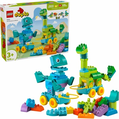LEGO® DUPLO® 10451 Dinosauři na kolečkách – Hledejceny.cz