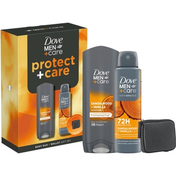 Dove Men+Care Комплект Protect+Care, с портфейл, 2 части