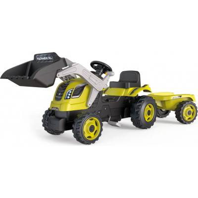 Smoby Farmer Max Šlapací traktor s přívěsem a lopatou