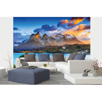 DIMEX ART s. r. o Самозалепваща се флизелинова фототапета езеро пехое 375 x 250 см