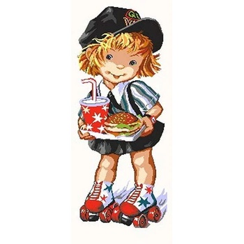 Image 1 of Казанлъшки гоблени Гоблен Дете с ролери Puppets (Унгарски)