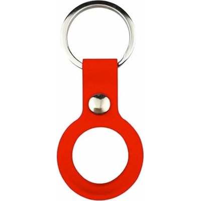 JC Силиконов ключодържател за Apple AirTag - JC AirTag Silicone Keyring (червен)