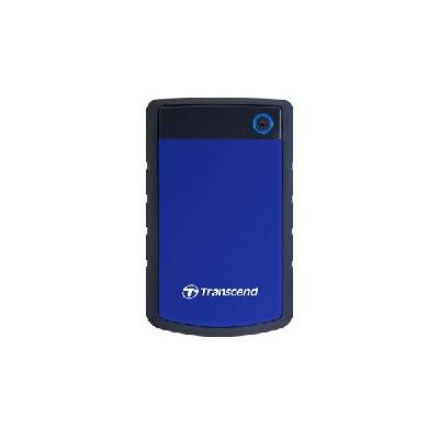 Твърд диск Transcend 1TB, 2.5" Portable HDD, StoreJet H3, Blue, Anti-shock (TS1TSJ25H3B)