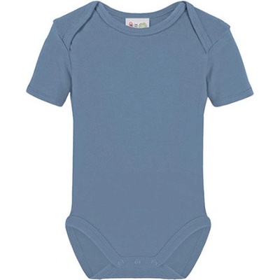 Link Kids Wear Detské body s krátkym rukávom Babyblue