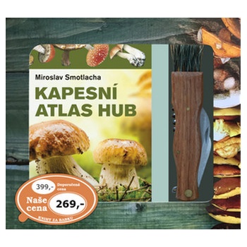 Kapesní atlas hub + houbařský nůž
