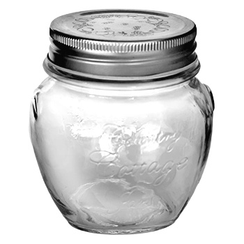 Bormioli rocco Sc-Стъклен буркан с винтова капачка 300мл. (02-0006-10-bj) (010370)