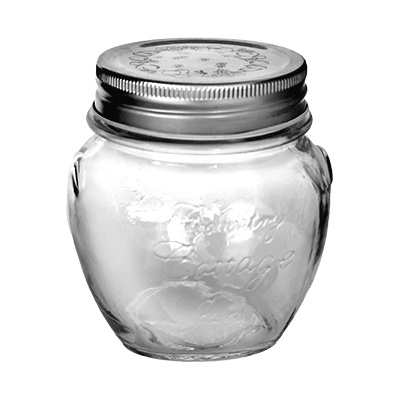 Bormioli rocco Sc-Стъклен буркан с винтова капачка 300мл. (02-0006-10-bj) (010370)