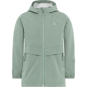 Jack Wolfskin Детско водоустойчиво яке Jack Wolfskin Kid's Malima Jacket Waterproof jacket - Green Zinnia - размер 104 (EU) (703-6908-0111)