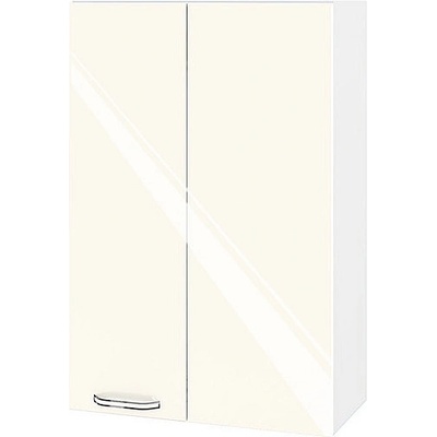 ИРИМ Висок ъглов горен кухненски шкаф Сити БФ-Крийм гланц-11-122 60/30/90 см