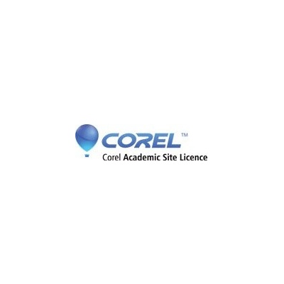 Corel Academic Site Licence, level 1, Standard, pro základní školy, předplatné na 1 rok