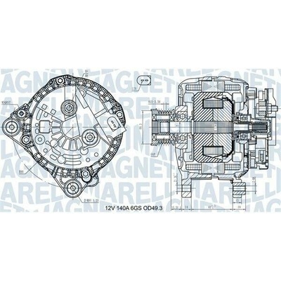 generátor MAGNETI MARELLI 063731576710