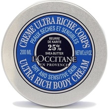 L'Occitane Shea Butter Ultra Rich tělový krém 200 ml