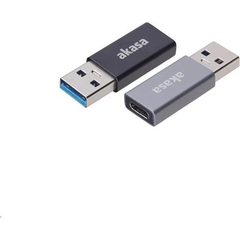 Akasa AK-CBUB61-KT02 USB 3.1 Gen 2 Type-C (F) na Type-A (M), 2ks