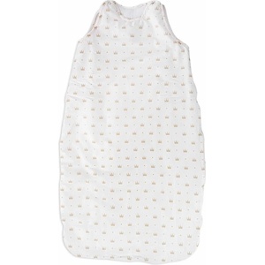 Lorelli Зимен спален чувал Lorelli - Ранфорс, Бял с корони, 2.5 tog, 95 cm (20810394801) - baby