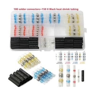 Sada letovacích spojek s cínem a bužírkou 250ks